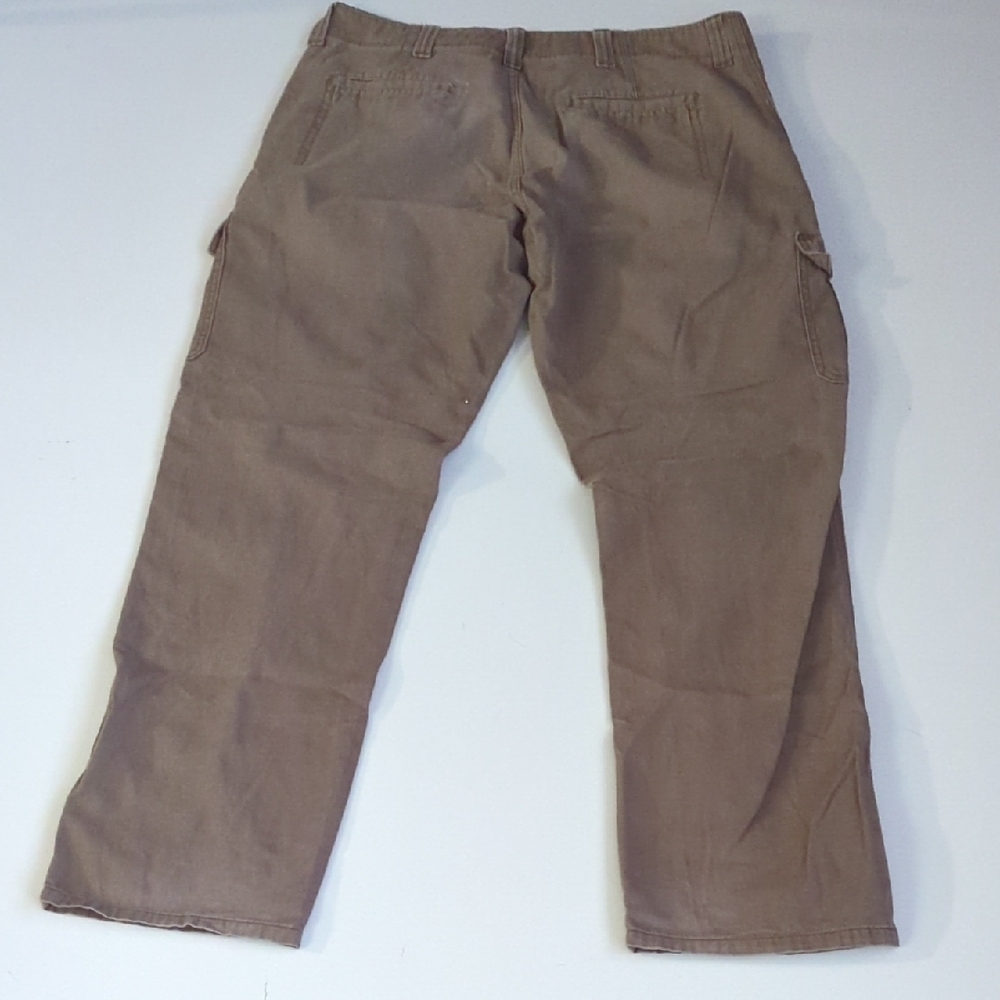 Wrangler Men's Relaxed Fit Straight Cargo Pants - Brown 36 x 32 - Picture 5 of 7